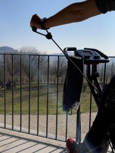 A balcony or terrace at Pet and Breakfast Pet Friendly Country House