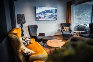 TV a/nebo společenská místnost v ubytování Hotel Gappmaier