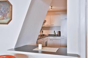 Kjøkken eller kjøkkenkrok på Apartments Friederike - Therese - Ida