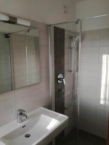 Kúpeľňa v ubytovaní Haus Alpenfriede + 18 fotografií
