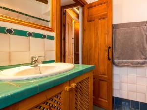 Ett badrum på Casa peñuela