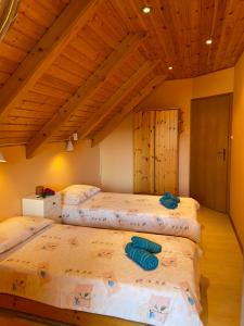 Posteľ alebo postele v izbe v ubytovaní Holiday home Tihovo