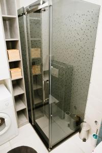 Koupelna v ubytování Lusso Apartman