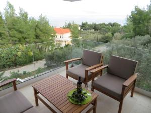 Balkón alebo terasa v ubytovaní Korčula - apartman 1, Prigradica - IVAN