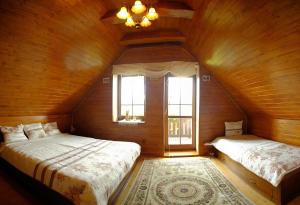 Letto o letti in una camera di Apartmánový dom Slniečko