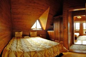 Letto o letti in una camera di Apartmánový dom Slniečko
