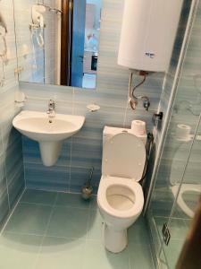A bathroom at Manastira-2 (A-3)