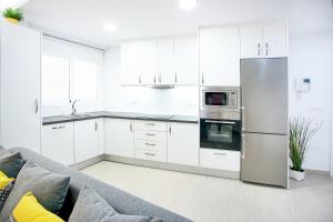 Kuchyňa alebo kuchynka v ubytovaní Alonso de Palencia City Center Apartment