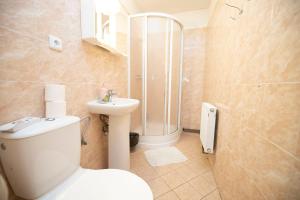Koupelna v ubytování Wellness Penzion Stonozka