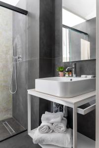 Koupelna v ubytování Civico25 Suite Hotel