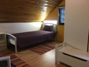 Posteľ alebo postele v izbe v ubytovaní Aktiv pihenés apartman