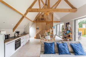 Η κουζίνα ή μικρή κουζίνα στο Ar Chadenn - Maison d'architecte