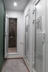 Koupelna v ubytování GREEN hostel
