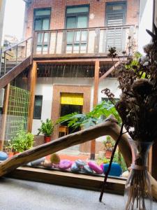 Zahrada ubytování Sinnan12 Homestay桃園市民宿059號
