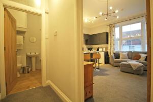 Istumisnurk majutusasutuses Lovely 1 Bed serviced apartment in Cambridgeshire