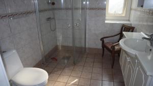 Koupelna v ubytování Kronans B&B