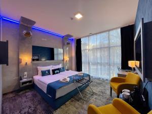 Postel nebo postele na pokoji v ubytování Smart Hotel Budapest