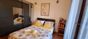 Postel nebo postele na pokoji v ubytování Apartman Luka Zadar