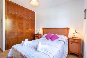 Cama o camas de una habitación en Villa Casa Pau