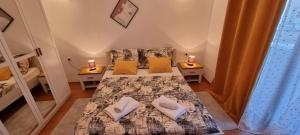 Postel nebo postele na pokoji v ubytování Apartman Luka Zadar
