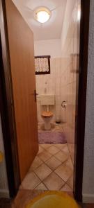 Koupelna v ubytování Apartman Luka Zadar