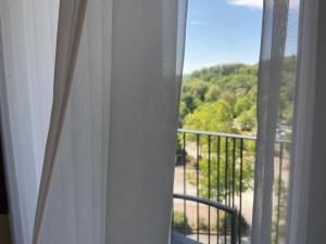 Balkón nebo terasa v ubytování Hotel Zur Schönen Aussicht