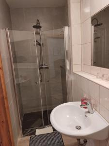 Ванна кімната в Rittergut Dröschkau