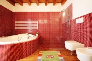 A bathroom at Agriturismo Vecio Portico