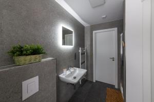 Kúpeľňa v ubytovaní Apartmán Pod Sněžníkem