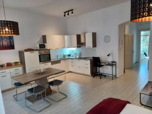 Kuchyňa alebo kuchynka v ubytovaní Apartment Antiope