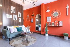 Χώρος καθιστικού στο Sabi Home Tay Ho Hanoi