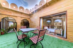 Patio nebo venkovní prostory v ubytování Fort Rajwada,Jaisalmer