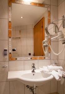 Koupelna v ubytování Hotel Victoria
