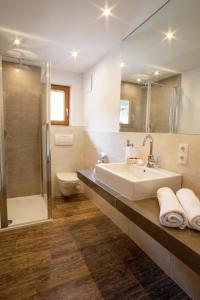 Koupelna v ubytování Hotel Victoria