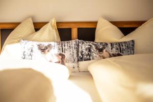 Posteľ alebo postele v izbe v ubytovaní Haus Standlgut Rauris -- incl Sommercard