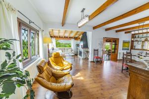 Kuchyň nebo kuchyňský kout v ubytování Villa Ca na Quarta