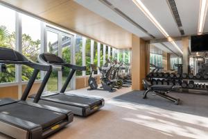 Fitnes oz. oprema za telovadbo v nastanitvi The Silveri Hong Kong - MGallery