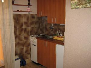 Kuchyňa alebo kuchynka v ubytovaní Studio apartment in Novi Vinodolski with terrace, air conditioning, WiFi 4208-2 + 18 fotografií