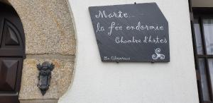 Certifikát, hodnocení, plakát nebo jiný dokument vystavený v ubytování Marie la Fée Endormie, 'breizh brunch' & balnéo