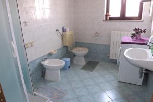 Koupelna v ubytování Ferienwohnung in Umag mit Terrasse, W-LAN, Waschmaschine 853-3