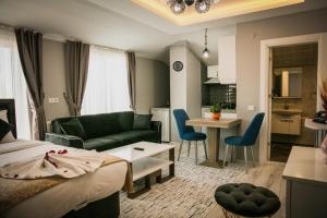 Posezení v ubytování Sulduz Hotel Apart & SPA