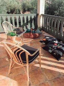 A balcony or terrace at Agrilia Maison