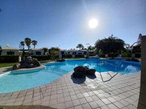 Bazén v ubytovaní Bungalow Maspalomas, Campo Internacional alebo v jeho blízkosti