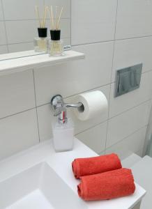 Kúpeľňa v ubytovaní Room in Dubrovnik with air conditioning, WiFi washing machine 4246-3