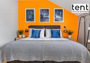 Central 1 BR apt , pkg, great for long term guests客房内的一张或多张床位