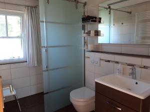 Koupelna v ubytování Ferienhaus Heuberger