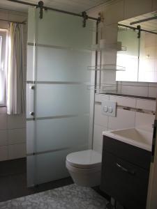 Koupelna v ubytování Ferienhaus Heuberger