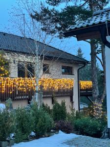 Zahrada ubytování Apartmány Pinie Lipno