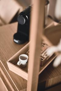 Coffee and tea making facilities at Noon Beyond Accommodation