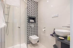 Kúpeľňa v ubytovaní ĄĘ Hostel Nowy Świat